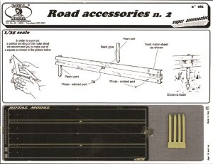 画像1: RoyalModel[RM081]1/35 道路アクセサリーN02 ガードレール他 (1)