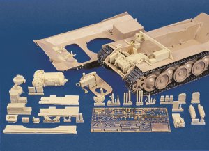 画像1: RoyalModel[RM097]1/35 独 パンターA型 インテリア パート1 車体前方 イタレリ/ドラゴン用 (1)