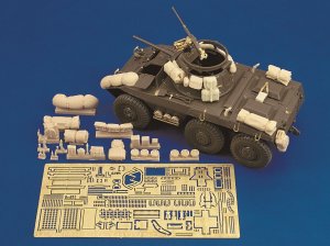 画像1: RoyalModel[RM197]1/35 米 M8グレイハウンド装甲車 ディテールセット タミヤ・イタレリ用 (1)