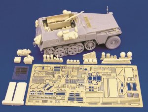 画像1: RoyalModel[RM220]1/35 独 Sd.kfz.250 ノイ ディテールセット ドラゴン用 (1)