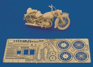 画像1: RoyalModel[RM257]1/35 独 DKW NZ350 オートバイ ディテールセット タミヤ用 (1)