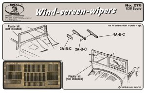 画像1: RoyalModel[RM276]1/35 車両用ワイパー (1)