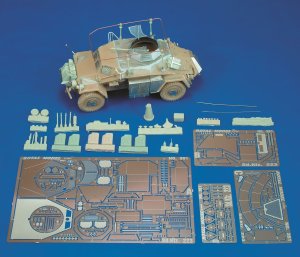 画像1: RoyalModel[RM351]1/35 独 Sd.kfz.223 フンクワーゲン ディテールセット タミヤ用 (1)