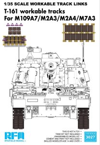 画像1: ライフィールドモデル[RFM3027]1/35 M109A7/M2A3/M2A4/M7A3用T161 連結組立可動式履帯セット(インジェクション製) (1)