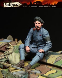 画像1: スターリングラード[ST1122]1/35WWIフランス戦車兵(2)パイプを嗜む戦車兵 (1)