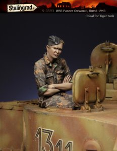 画像1: スターリングラード[ST3593]1/35武装SS戦車搭乗員クルクス1943(3)腕組する装填手 (1)