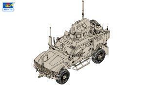 画像1: トランペッター[TR07413]1/72 アメリカ陸軍 M1240 M-ATV/MRAP (1)