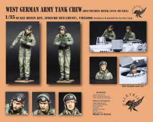 画像1: Valkyrie Miniature[VM35006]1/35 現用 西ドイツ陸軍戦車兵セット 1970-80年代(2体+バスト1体入) (1)