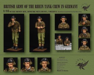 画像1: Valkyrie Miniature[VM35014]1/35 イギリス ドイツ駐留イギリス陸軍ライン軍団(BAOR)戦車兵セット 1960-1970年代(2体+バスト1体入) (1)