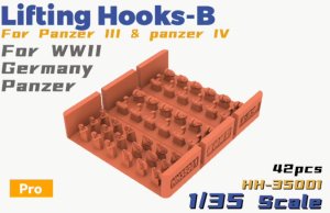 画像1: HEAVY HOBBY[HH-35001]Lifting Hooks-B For Panzer III & Panzer IV For WWII Germany Panzer (1)