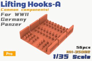 画像1: HEAVY HOBBY[HH-35002]Lifting Hooks-A Common Components For WWII Germany Panzer (1)