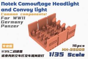 画像1: HEAVY HOBBY[HH-35006]Notek Camouflage Headlight and Convoy Light Common Components For WWII Germany Panzer (1)