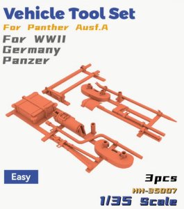 画像1: HEAVY HOBBY[HH-35007]Vehicle Tool Set For Panther Ausf.A For WWII Germany Panzer (1)