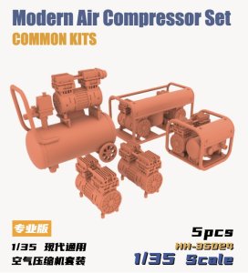 画像1: HEAVY HOBBY[HH-35024]Modern Air Compressor Set (1)