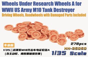 画像1: HEAVY HOBBY[HH-35050]Wheels Under Research Wheels A for WWII US Army M18 Tank Destroyer(Driving Wheels, Roadwheels with Damaged Parts Included ) (1)