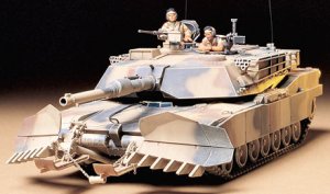 画像1: タミヤ[TAM35158] 1/35 アメリカ戦車 M1A1 マインプラウ (1)