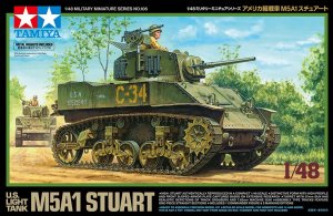 画像1: タミヤ[TAM32606]1/48 アメリカ軽戦車 M5A1 スチュアート (1)