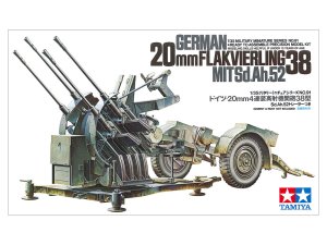 画像1: タミヤ[TAM35091] 1/35 ドイツ・20mm4連装高射機関砲38型 (1)