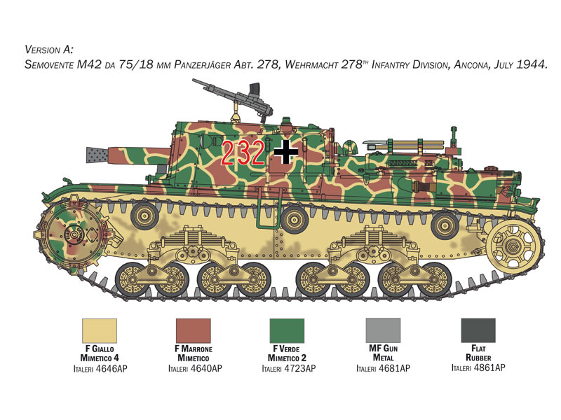 イタレリ[IT6569] 1/35 セモベンテ M42 da 75/18