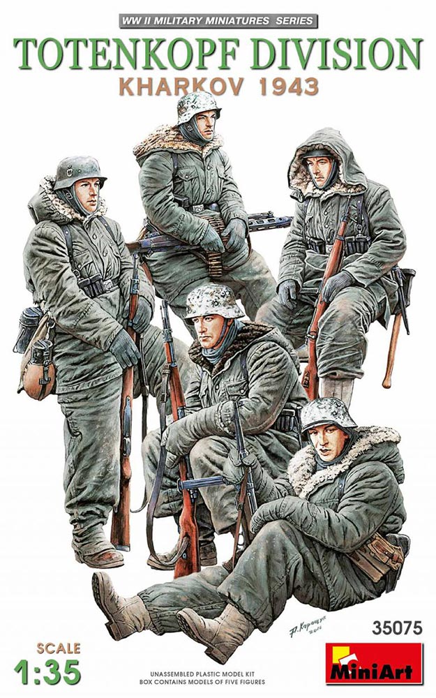 ミニアート[MA35075]1/35 トーテンコップ師団兵5体入（ハリコフ攻防戦1943） - M.S Models Web Shop