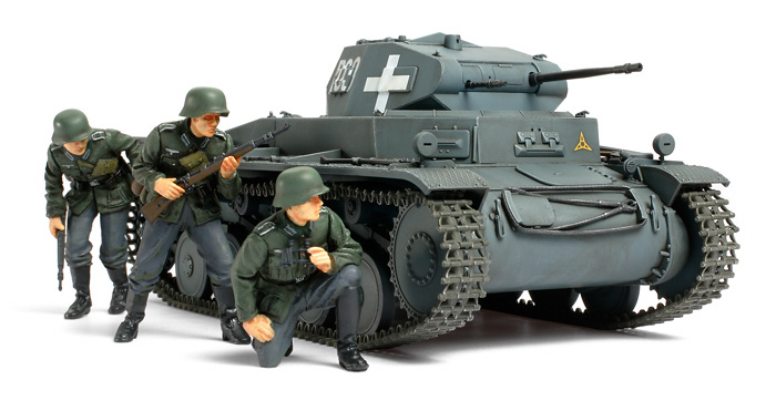 タミヤ[TAM25132] 1/35 MMドイツII号戦車C型（ポーランド戦） (ウェザリングマスター付き)