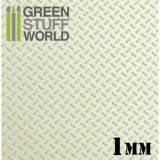 ABS Plasticard - OFFSET RECTANGLE Textured Sheet - A4 Green Stuff World 1114