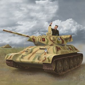 サイバーホビー Ch6449 1 35 Ww Ii ドイツ軍 鹵獲戦車 T 34 747 R Stz Mod 1942年後期生産型 M S Models Web Shop