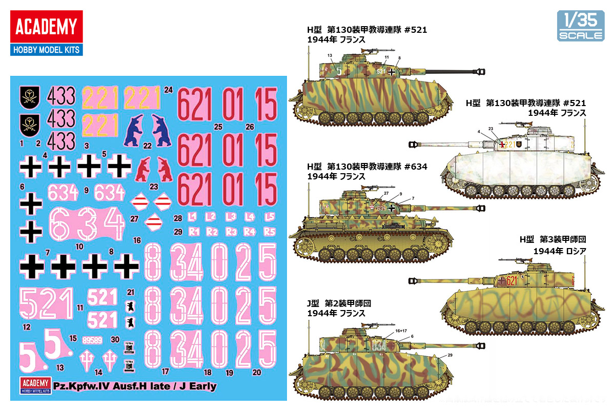 アカデミー[AM13528]1/35 IV号戦車H後期型/J型