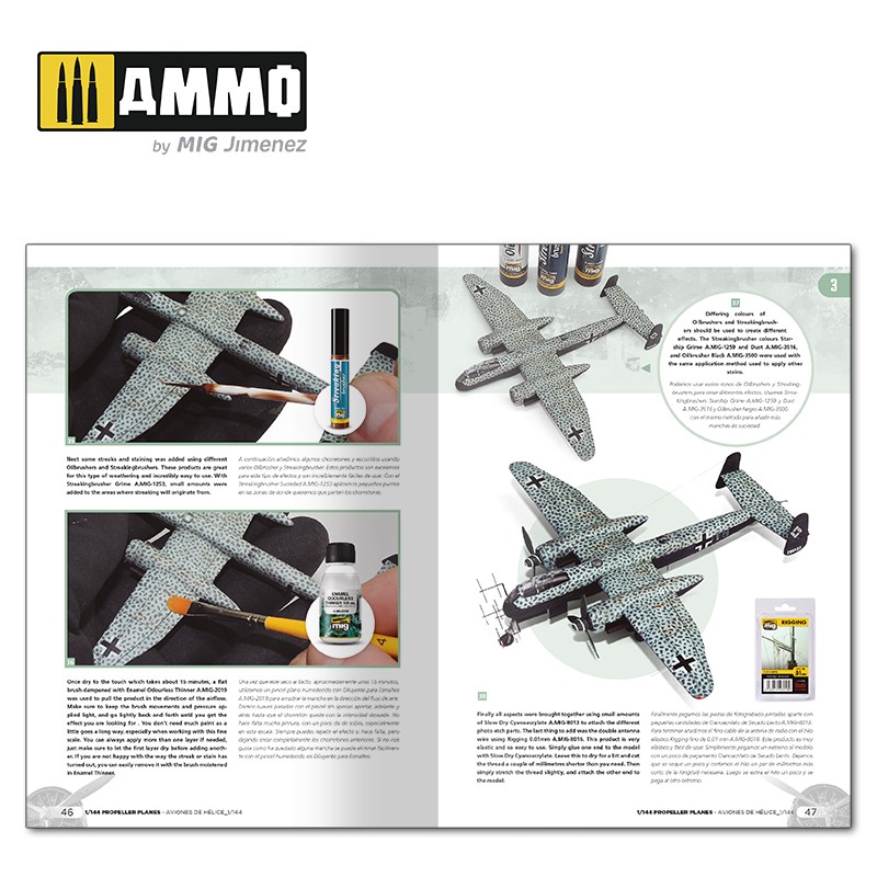 AMMO書籍[AMIG6144]1/144スケールレシプロ飛行機の製作１