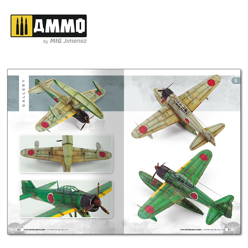 AMMO書籍[AMIG6144]1/144スケールレシプロ飛行機の製作１