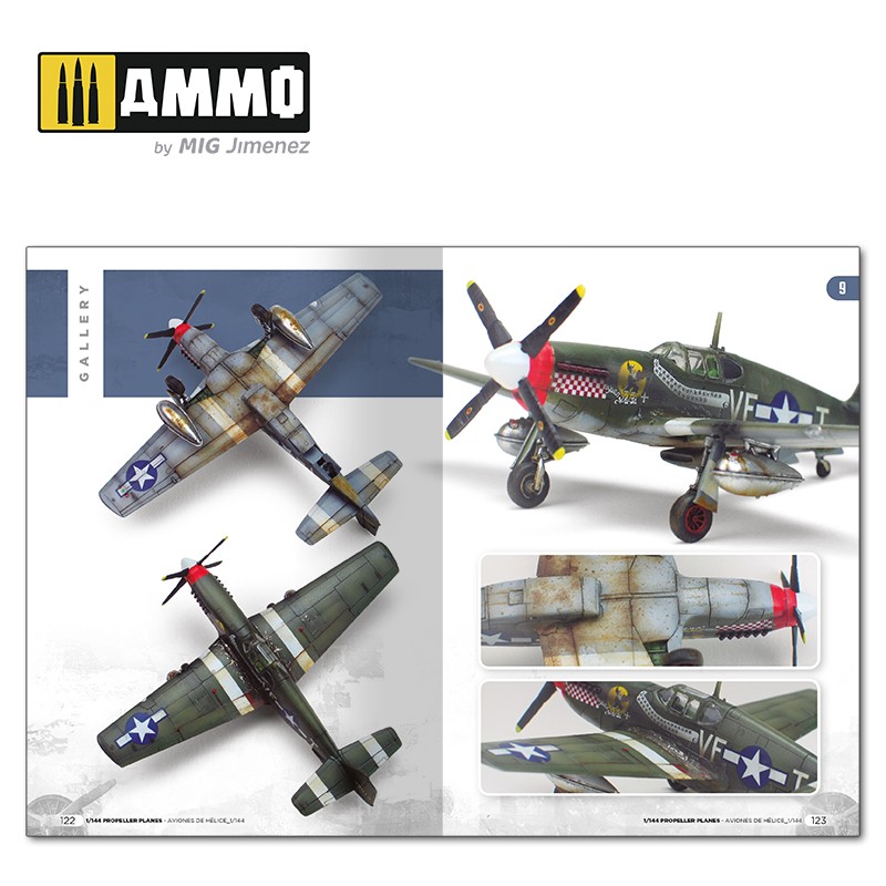 AMMO書籍[AMIG6144]1/144スケールレシプロ飛行機の製作１ - M.S Models