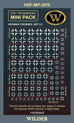 ワイルダー Mp3515 Wwii ドイツ軍鉄十字マーキング2 1 ホワイト M S Models Web Shop