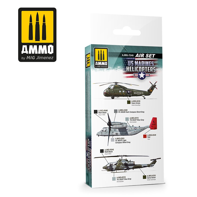 AMMO[AMIG7249]米海兵隊 ヘリコプター カラーセット - M.S Models Web Shop