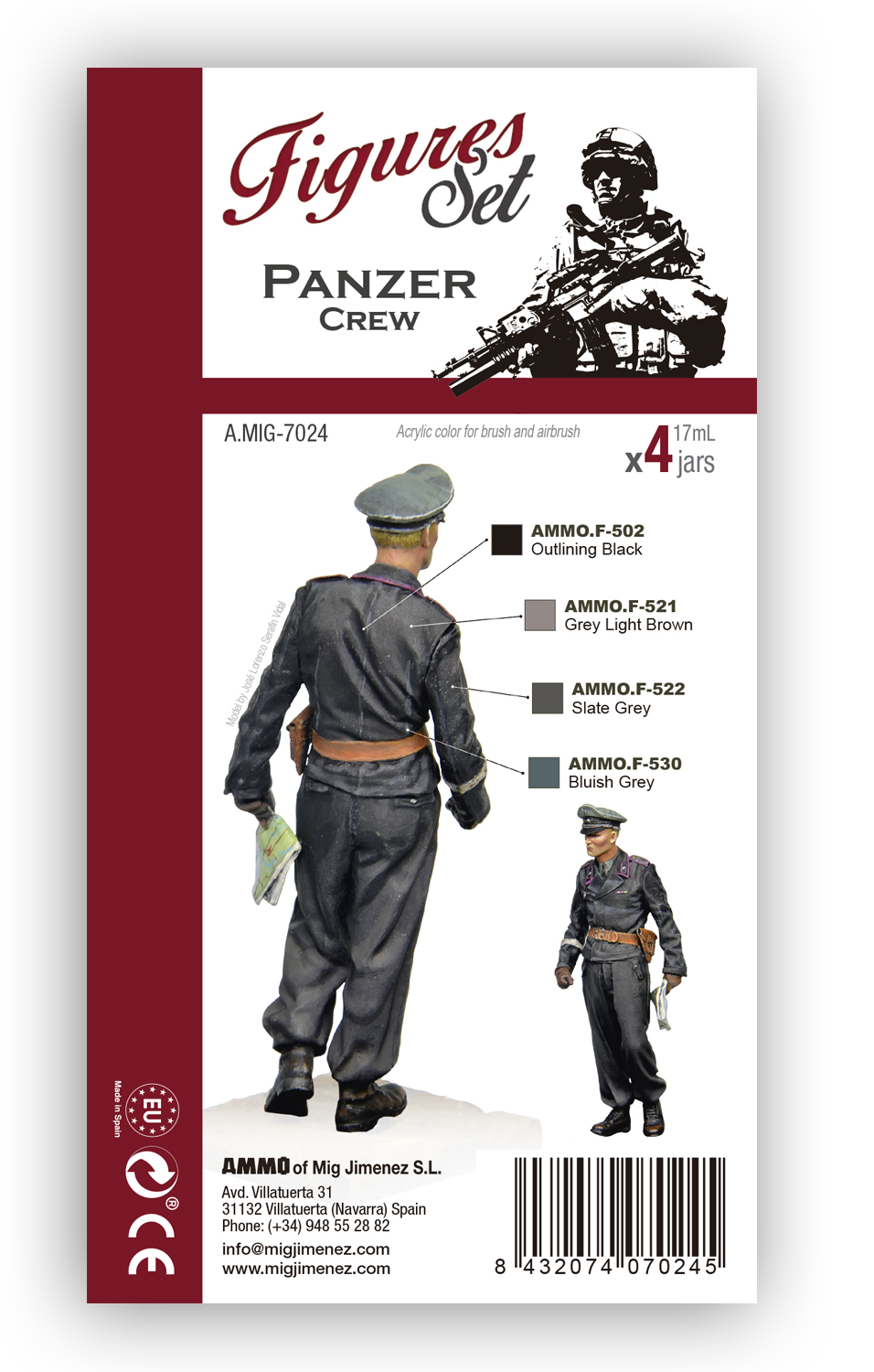 AMMO[AMIG7024]ドイツ戦車兵ユニフォーム - M.S Models Web Shop