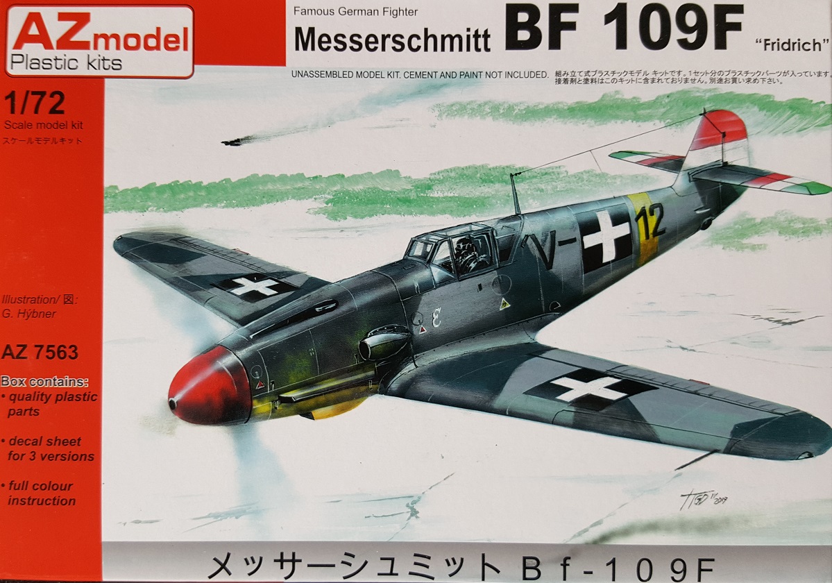 AZモデル[AZM7563]1/72 メッサーシュミットBf109F「ハンガリー空軍