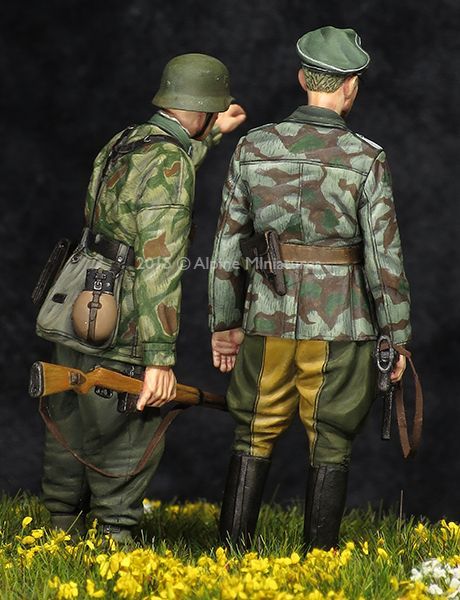 Alpine Miniatures[AM35195]1/35 WWII独 擲弾兵(スプリンター迷彩服)(2