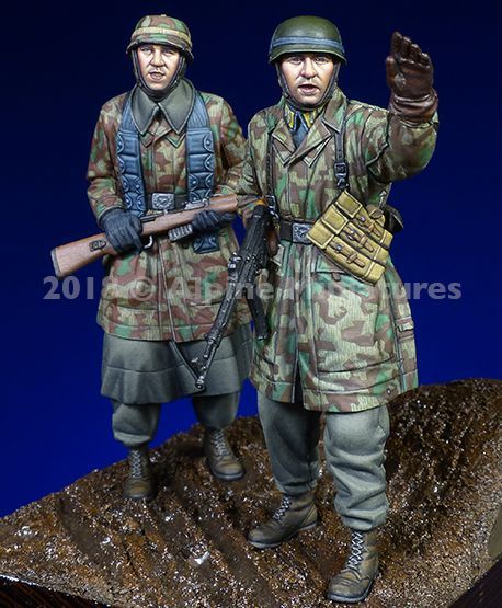 Alpine Miniatures[AM35249]1/35 WWII独 降下猟兵 アルデンヌ戦(2体セット)