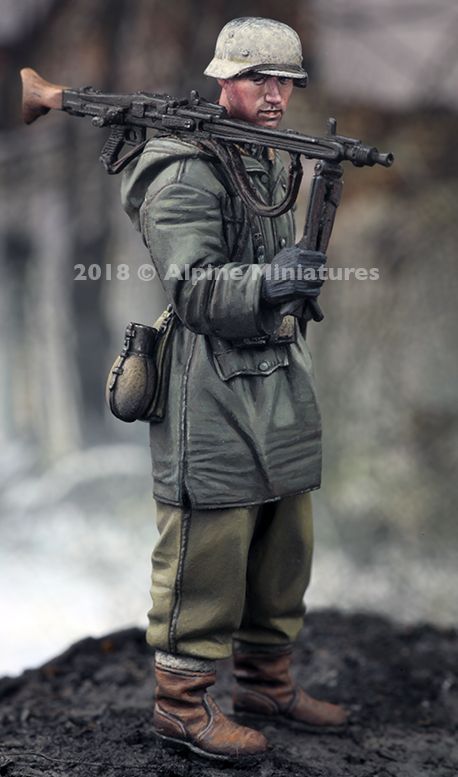 Alpine Miniatures[AM35256]1/35 WWII 独 武装親衛隊 MG42ガンナー ハリコフ - M.S Models Web  Shop