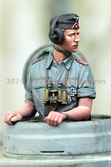 Alpine Miniatures[AM35265]1/35 WWII 独 ドイツ陸軍 夏場の戦車兵セット(2体セット)