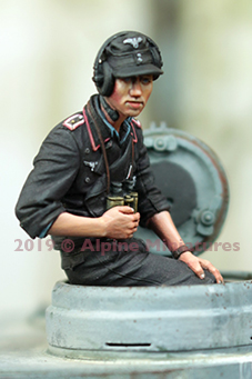 Alpine Miniatures[AM35264]1/35 WWII 独 ドイツ陸軍 腕まくりしたうで夏場の戦車兵#2