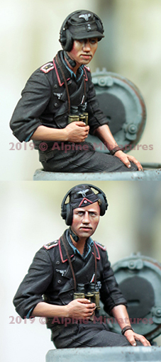 Alpine Miniatures[AM35264]1/35 WWII 独 ドイツ陸軍 腕まくりしたうで夏場の戦車兵#2