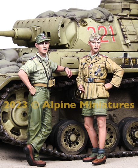 Alpine Miniatures[AM35311]1/35 WWII ドイツアフリカ軍団 装甲部隊