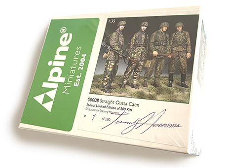 Alpine Miniatures[S0008]1/35 WWII ドイツ武装親衛隊 カーンからの