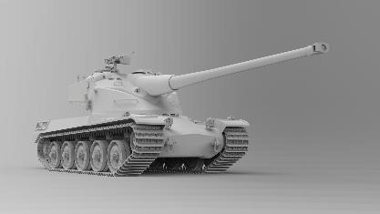 アミュージングホビー[AMH35A049]1/35 フランス 重戦車 AMX-50(B