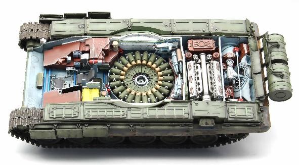 アミュージングホビー[AMH35A050]1/35 T-90A フルインテリア - M.S