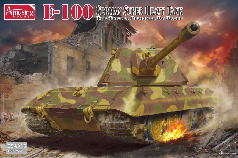 アミュージングホビー[AMH35A015]1/35 ドイツ E-100超重戦車(クルップ砲塔型)