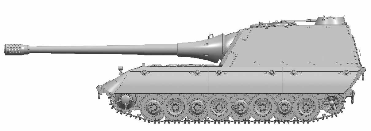 アミュージングホビー[AMH35A017]1/35 ドイツ E-100 駆逐戦車