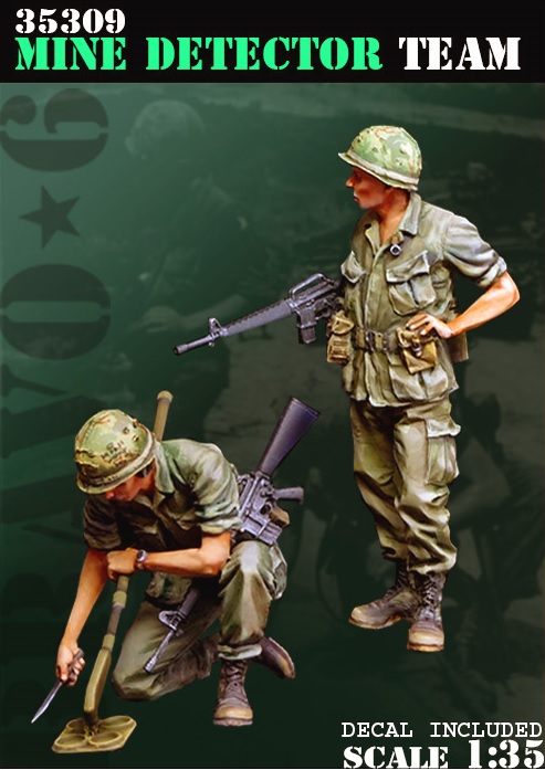 Bravo6[B6-35309]1/35 ベトナム戦争 米陸軍 「踏むなよ」地雷探索を行う工兵隊