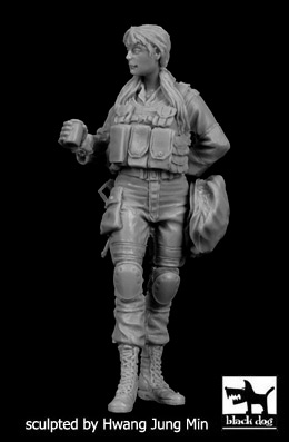 BLACK DOG[F35157]1/35 現用 イスラエル女性兵士#3