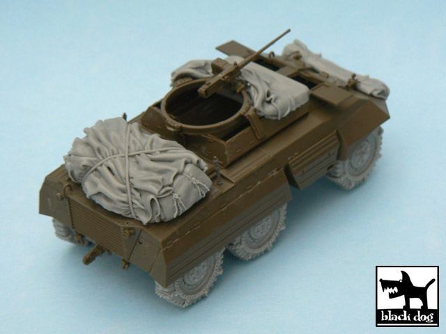 BLACK DOG[T48041]1/48 WWII米 M20 高速装甲車 車載品セット(タミヤ32556用)